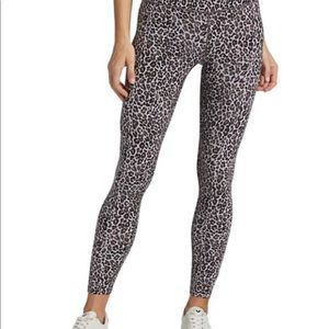 Varley let’s move high rise leggings leopard M